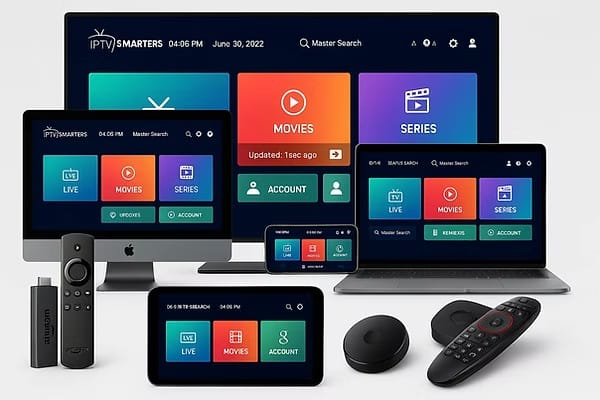 WAKA TV abonnement IPTV sur différents appareils compatibles
